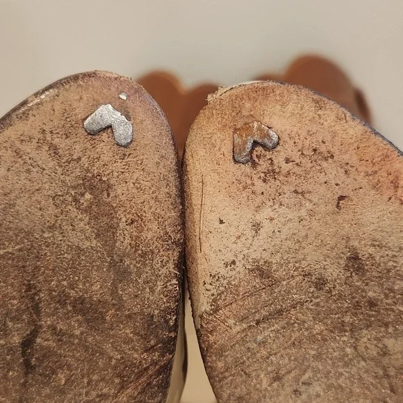 TONY Lama Women's Leather Ywo Tone Cowboy Boots - Picture 12 of 15